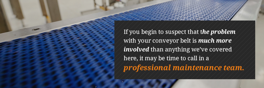 conveyor belt maintenance services