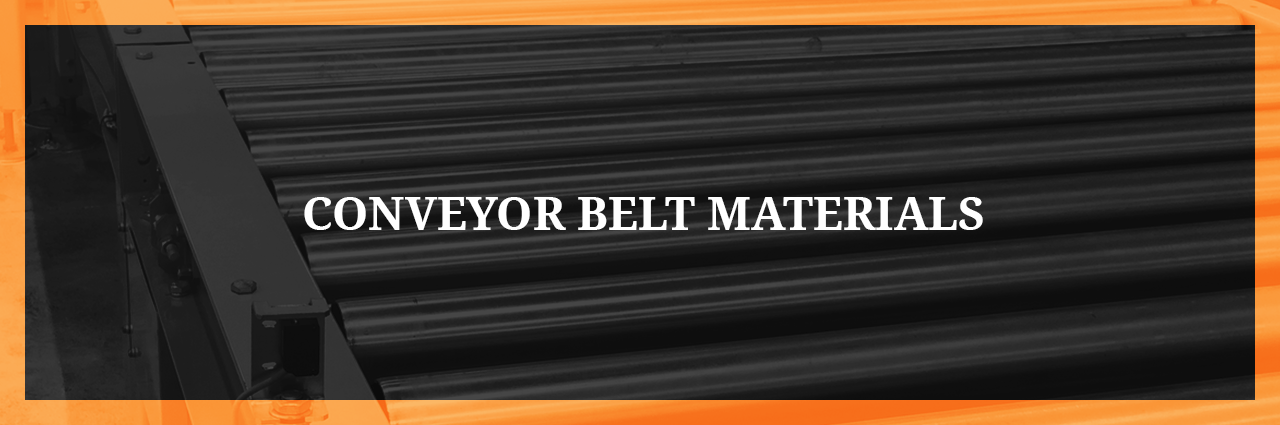 conveyor belt materials banner graphic