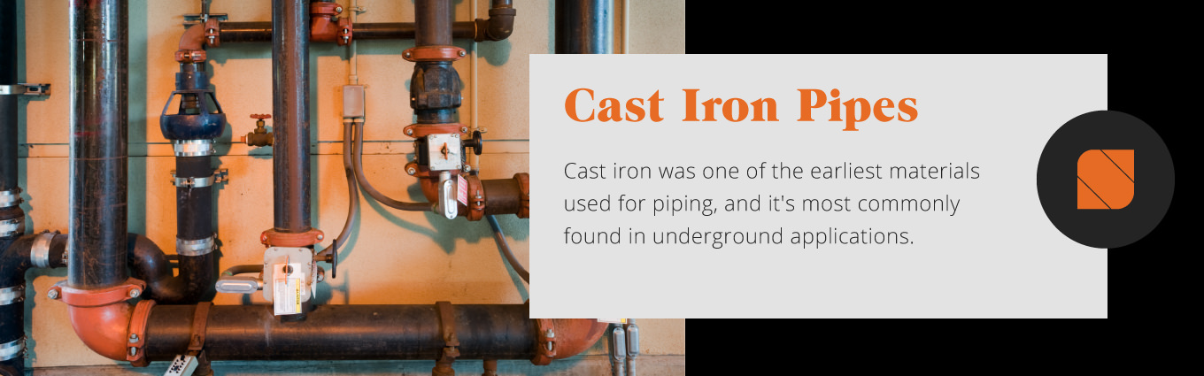 cast iron pipes