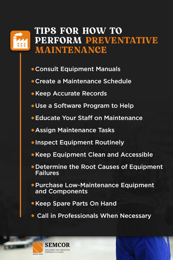 Tips for How to Perform Preventative Maintenance