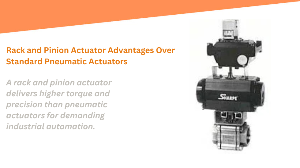 rack and pinion actuator